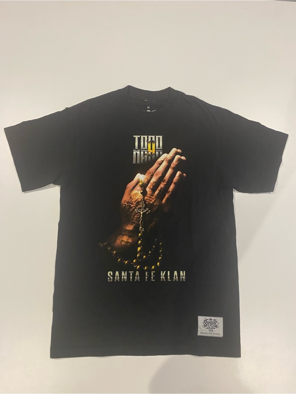 Santa Fe Klan Todo y Nada Tour T-Shirt Mens M Black Official Merch Mexican Tee